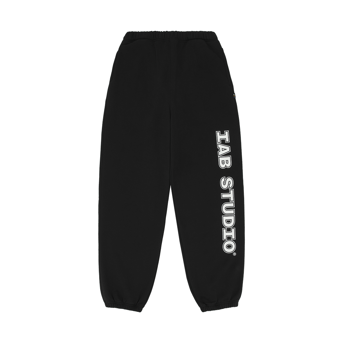 아이앱 스튜디오 아이앱 스트레이트 로고 스웨트팬츠 블랙(IAB Studio IAB Straight Logo Sweatpants Black)