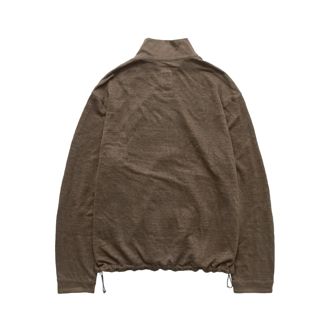 폴리테루 실키 린넨 저지 집업 토프(Polyteru Silky Linen Jersey Zip Up Taupe) - 2