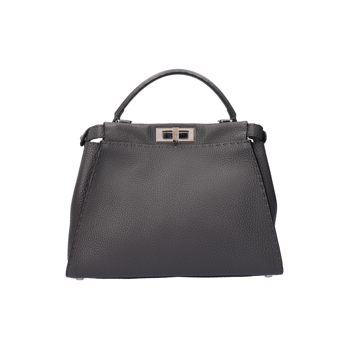 펜디 8BN290 피카부 미디움 백 레더 그레이(Fendi 8BN290 Peekaboo Medium Leather Bag Gray)