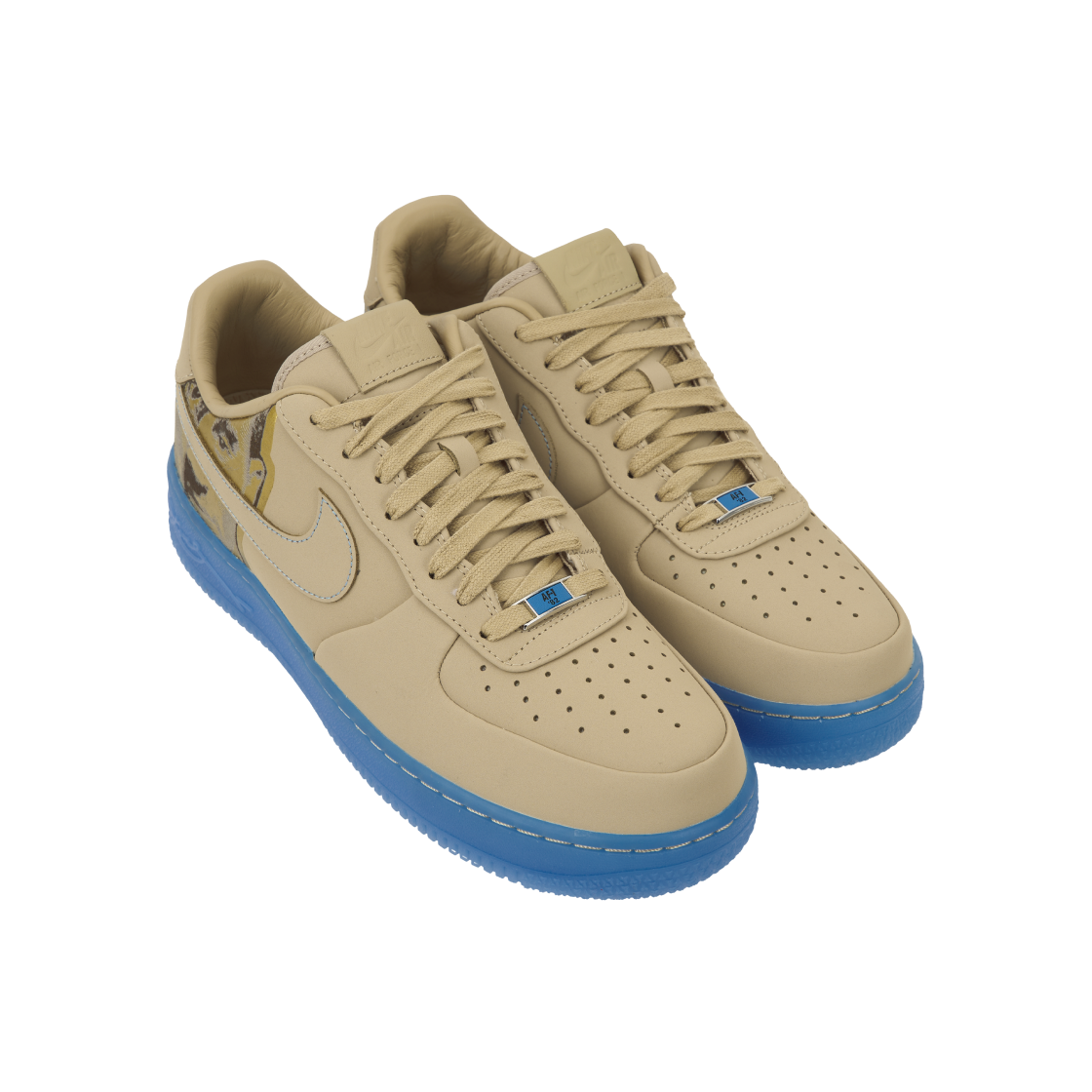 나이키 x 코비 브라이언트 에어포스 1 로우 프로트로 리넨 앤 유니버시티 블루(Nike x Kobe Bryant Air Force 1 Low Protro Linen and University Blue) - 4