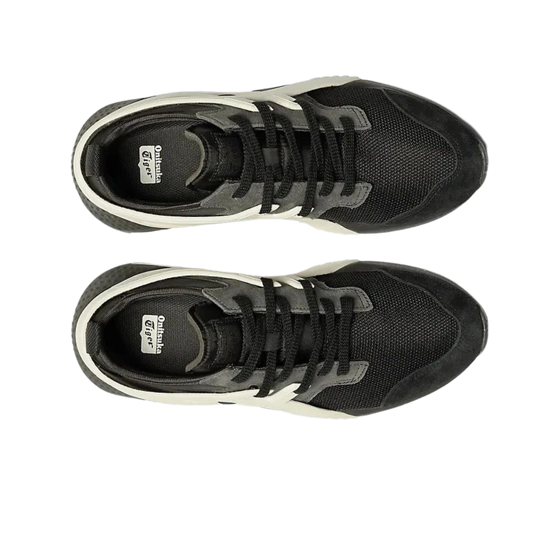 오니츠카 타이거 빅 로고 트레이너 2.0 블랙 크림(Onitsuka Tiger Big Logo Trainer 2.0 Black Cream) - 2