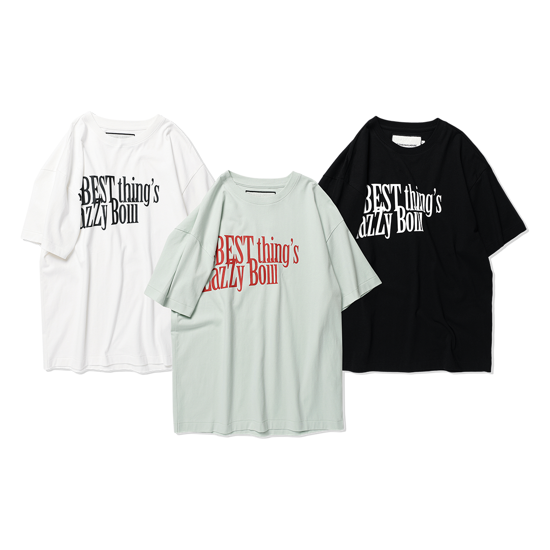더바이닐하우스 더 레이지 티 화이트(Thevinylhouse The Lazy Tee White) - 5