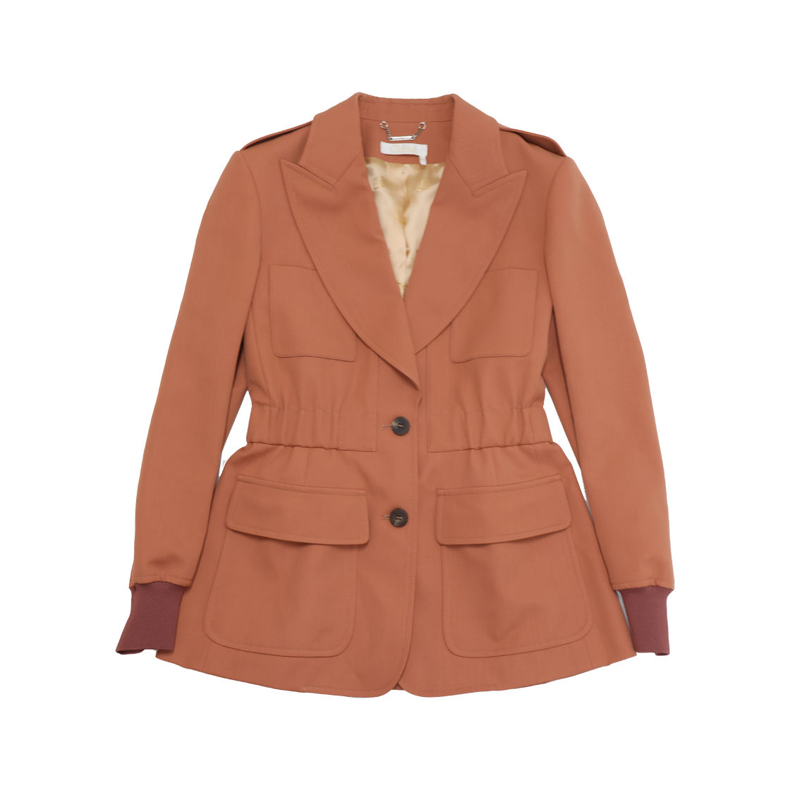 끌로에 사파리 자켓 우든 오렌지(Chloe Safari Jacket in Wooden Orange)
