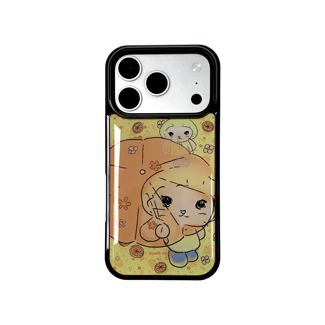 뮤즈무드 오렌지 레인 에폭시 휴대폰 케이스(Musemood Orange Rain Epoxy Phone Case)