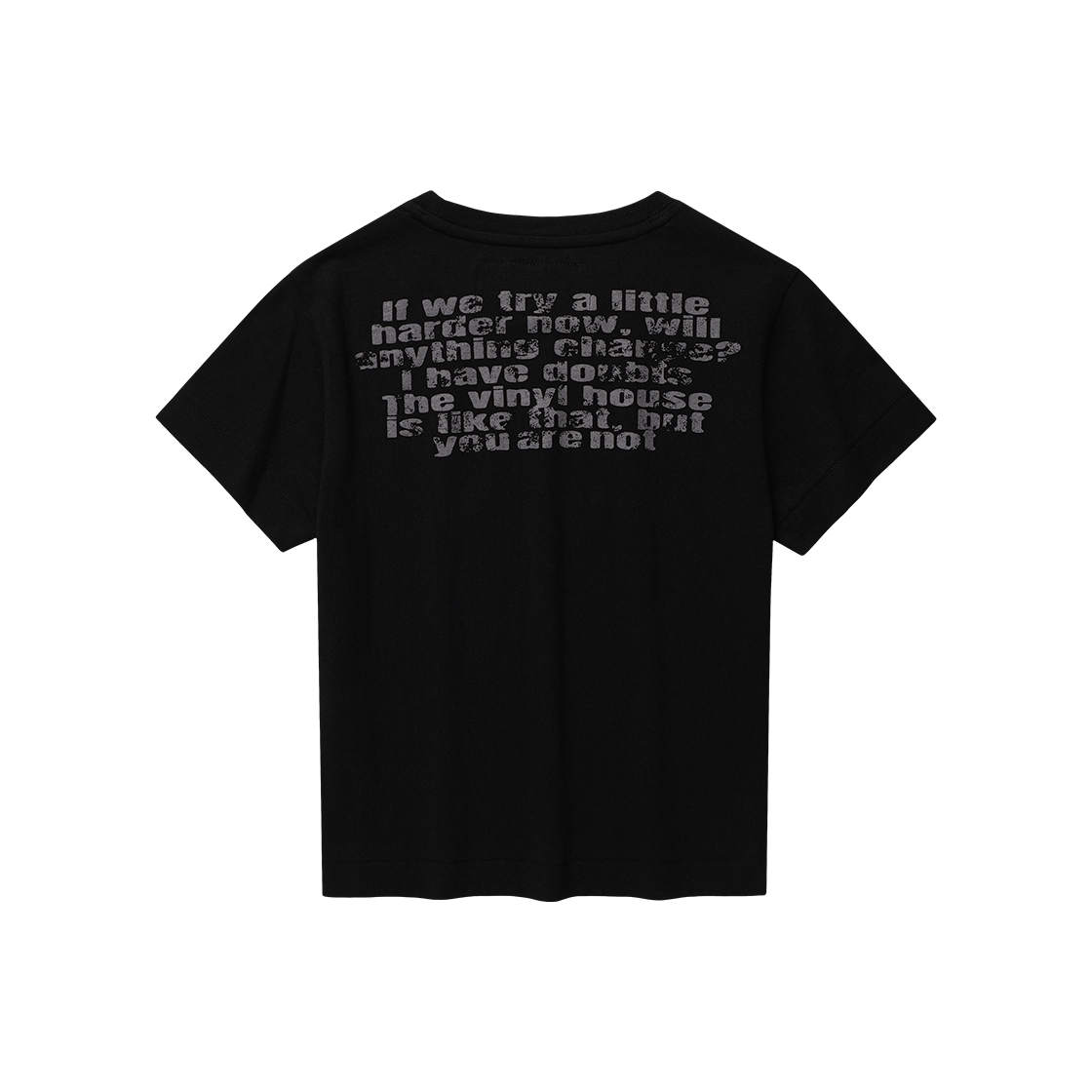 더바이닐하우스 페이디드 스타 티 블랙(Thevinylhouse Faded Star Tee Black) - 4