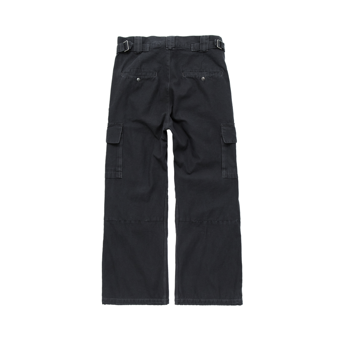 폴리테루 루즈드 카고 팬츠 워시드 차콜(Polyteru Loosed Cargo Pants Washed Charcoal) - 2