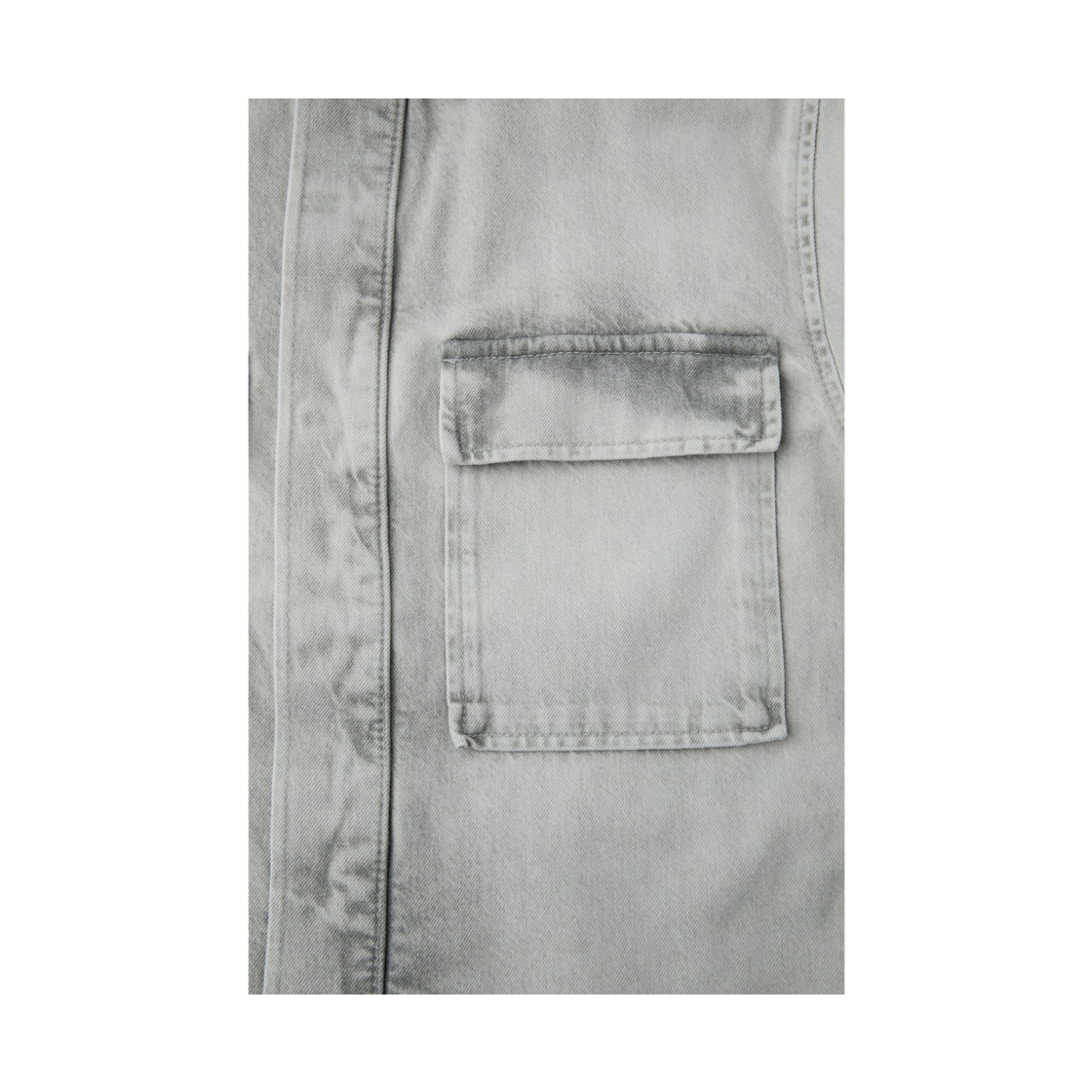 이로 이베라 데님 반팔 셔츠 그레이(Iro Ivera Denim Short Sleeve Shirt Gray) - 5