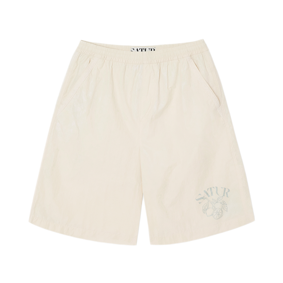 세터 시트론 그래픽 나일론 버뮤다 팬츠 크림(SATUR Citron Graphic Nylon Bermuda Pants Cream)