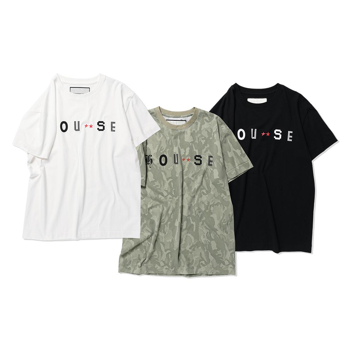 더바이닐하우스 폰트하우스 티 카모(Thevinylhouse Font-House Tee Camo) - 5