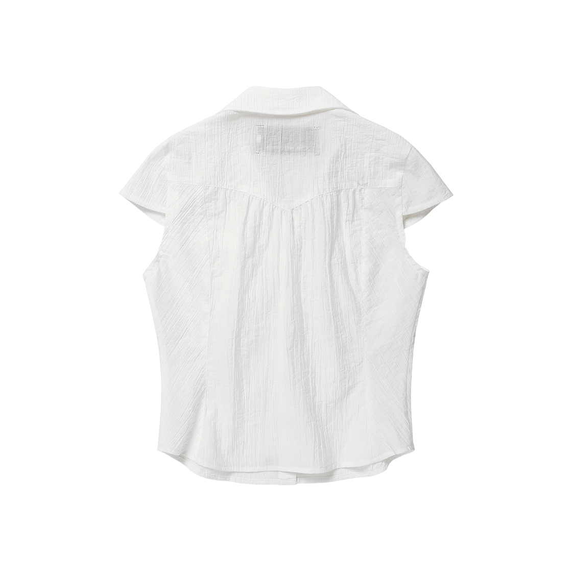(W) 더바이닐하우스 쁘띠 하프 셔츠 화이트((W) Thevinylhouse Petit Half Shirts White) - 2