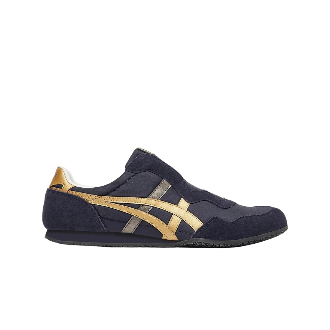 1183C615-400 Onitsuka Tiger Serrano Slip-On Midnight Pure Gold