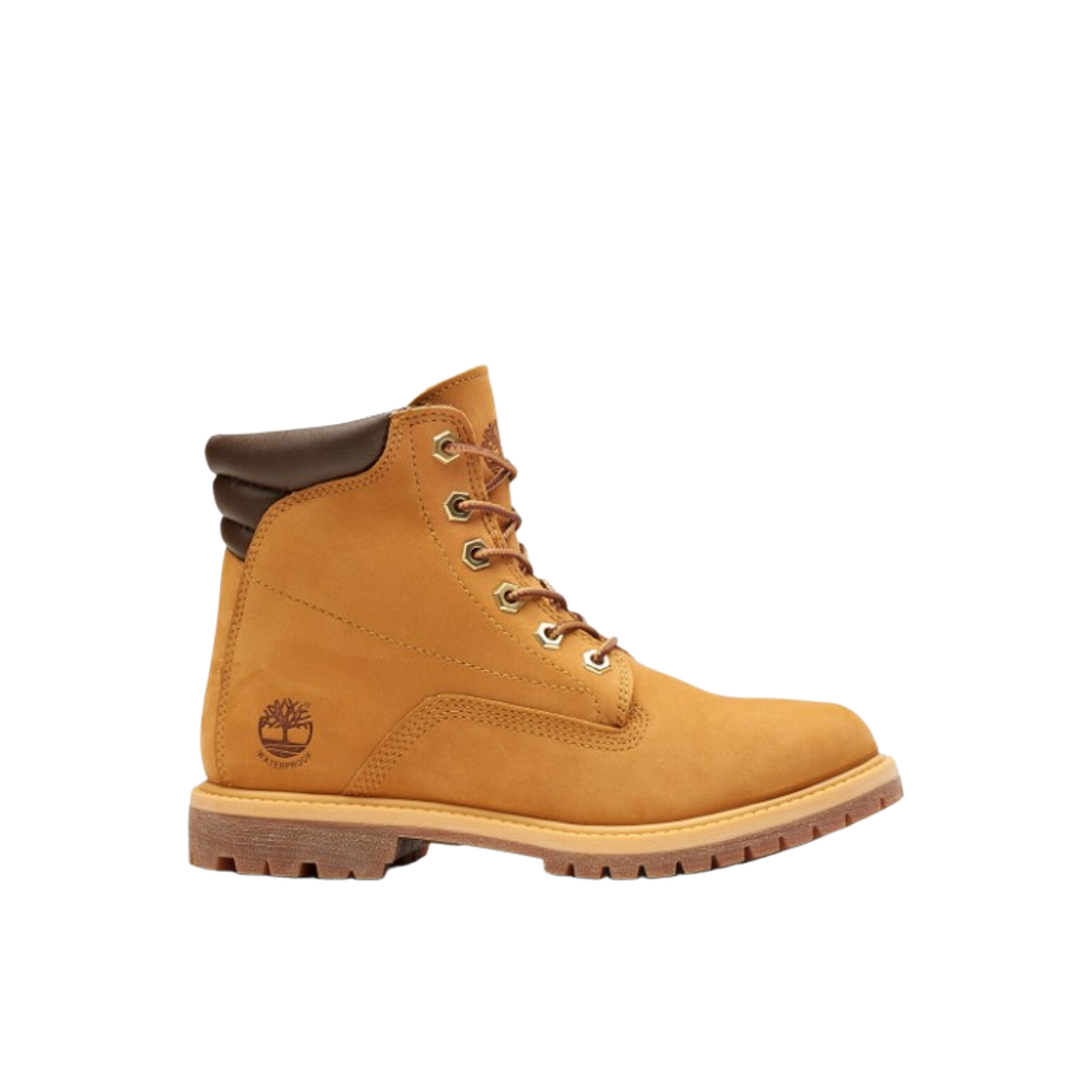 (W) 팀버랜드 워터빌  6인치 워터프루프 워커 부츠 위트 브라운((W) Timberland Waterville 6 inch Waterproof Worker Boots Wheat Brown)