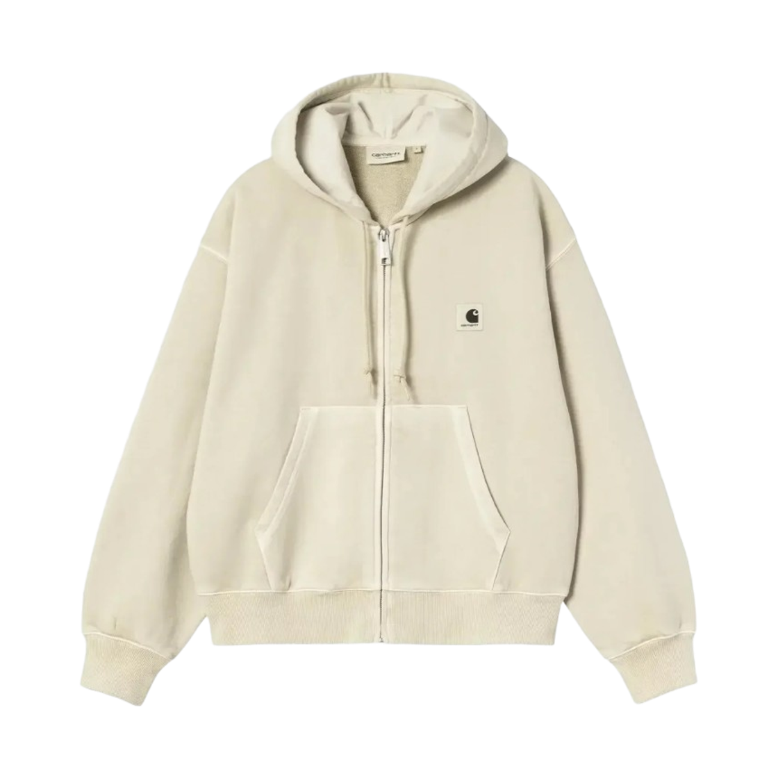 I033830-3IO-GD (W) Carhartt WIP Hooded Nelson Jacket Stone Garment Dyed