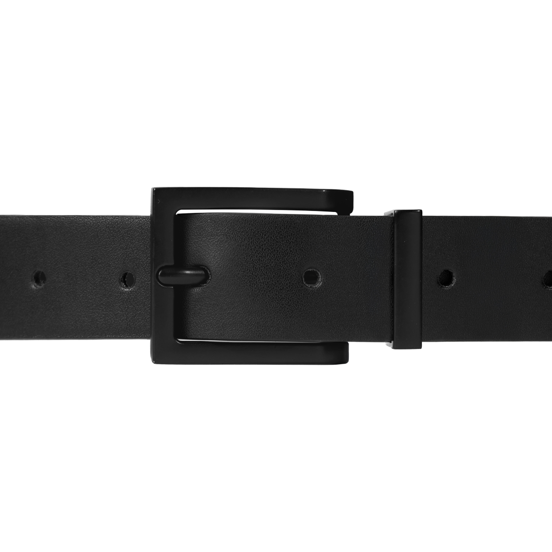 누아트스튜디오 클래식 스퀘어 레더 벨트 블랙 블랙 무광(NUARTSTUDIO Classic Square Leather Belt Black Matte Black) - 2