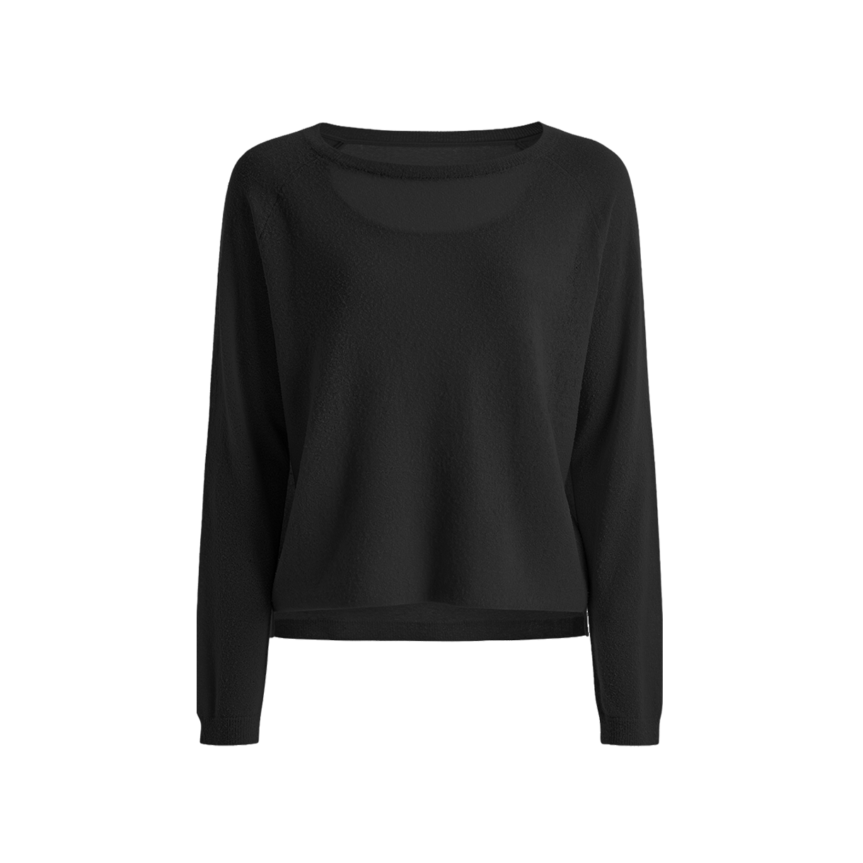 프론투라인 베라 베이직 맨투맨 니트 커버업(FRONT2LINE Vera Basic Sweatshirt Knit Cover-up) - 2