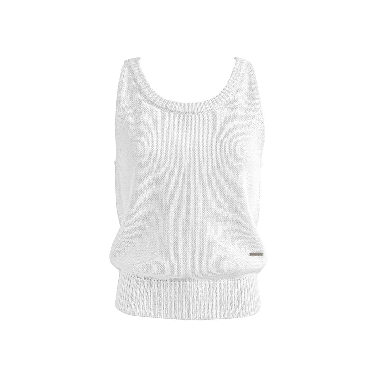 프론투라인 루아 슬리브리스 니트 커버업(FRONT2LINE Lua sleeveless knit cover-up) - 3