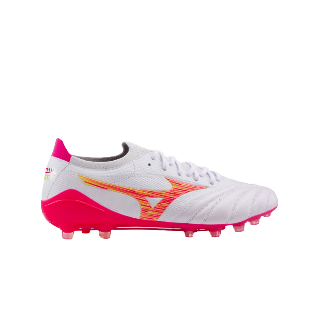P1GA264164 Mizuno Morelia Neo IV B Japan AG White Pink Tetra