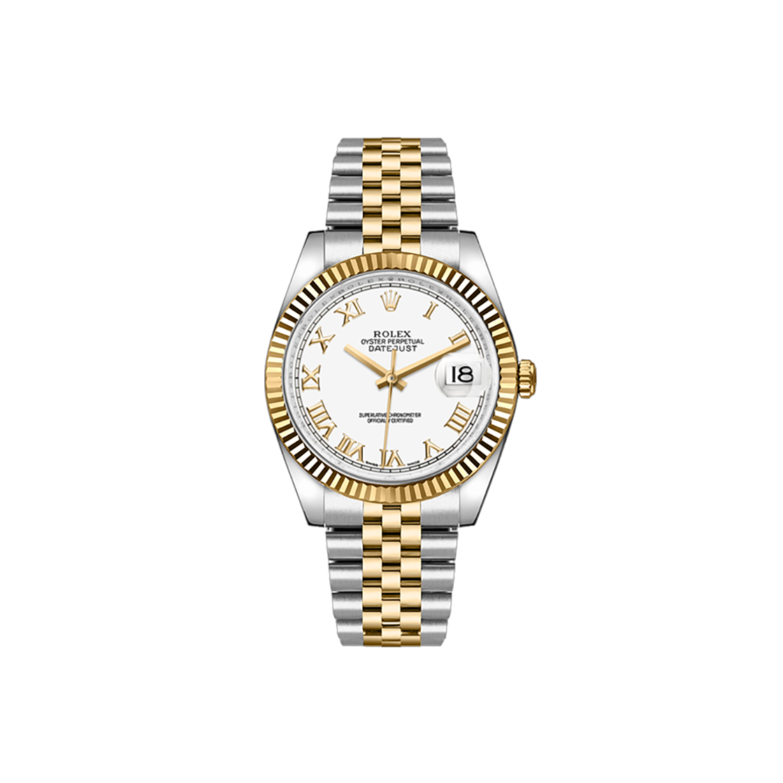 롤렉스 데이저스트 36-116233 화이트 로마 쥬빌리 NO.7769(Rolex Datejust 116233 White Roman Jubilee No. 7769) - 1