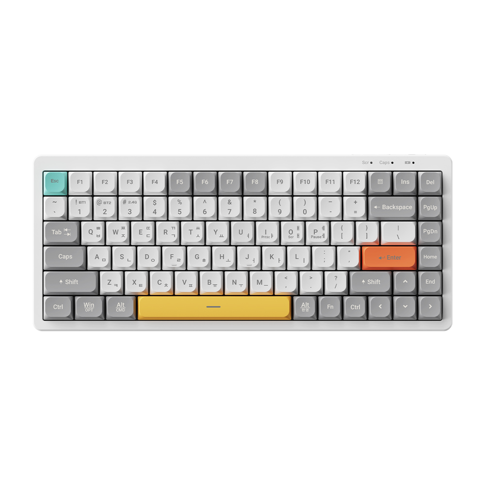 앱코 NTP84 노트북 태블릿 3모드 휴대용 사무용 저소음 LP 키보드(ABKO NTP84 Laptop Tablet 3 Mod Portable Office Quiet LP Keyboard) - 5