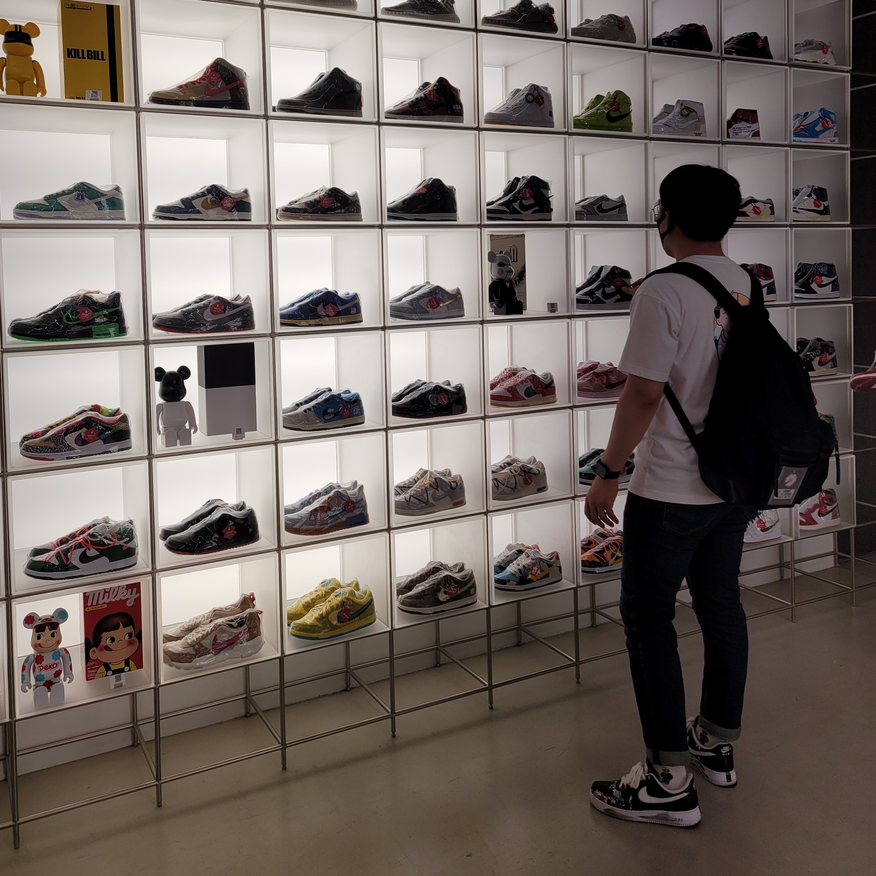 Nike x Peaceminusone Air Force 1 Low Para-Noise 착용 스타일