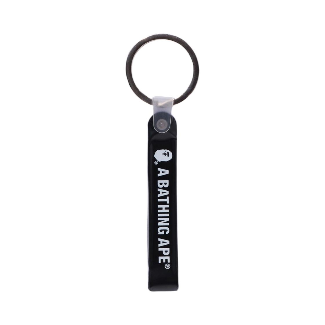 - BAPE Rubber Loop Keychain Black