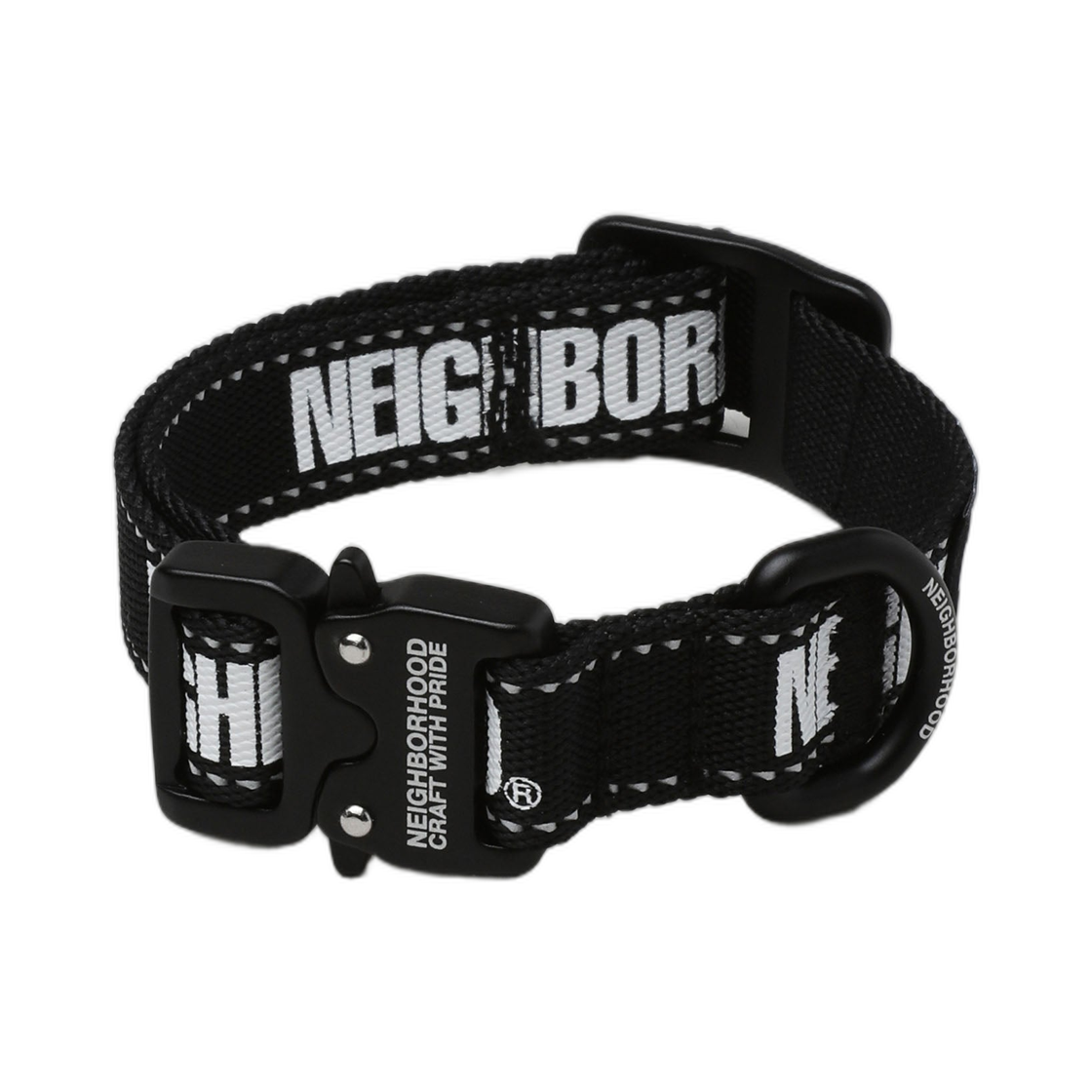 헬리녹스 x 네이버후드 도그 칼라 내로우 블랙(Helinox x Neighborhood Dog Collar Narrow Black)
