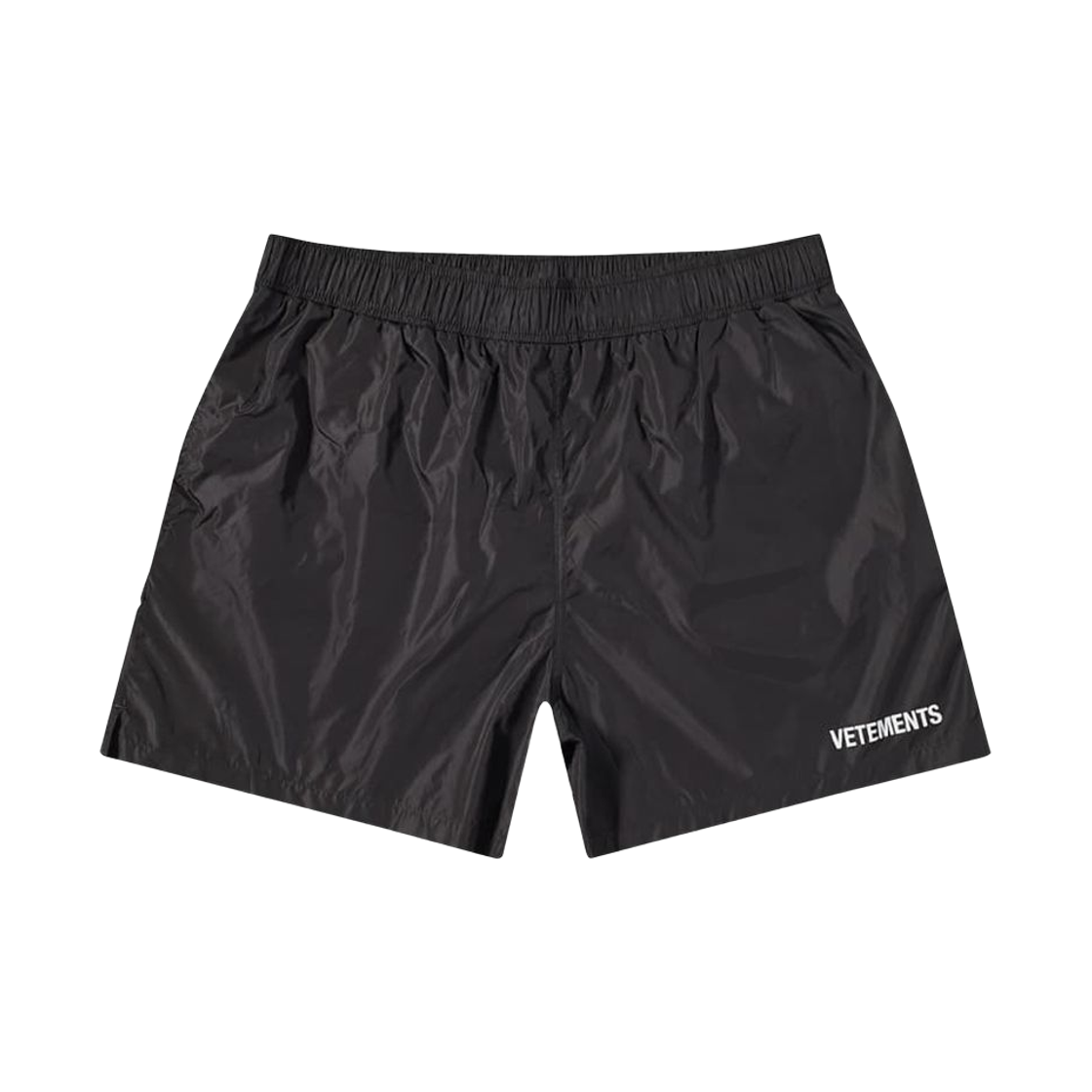 베트멍 로고 스윔 쇼츠 블랙(Vetements Logo Swim Shorts Black)