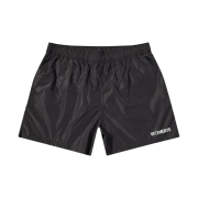 Vetements Logo Swim Shorts Black