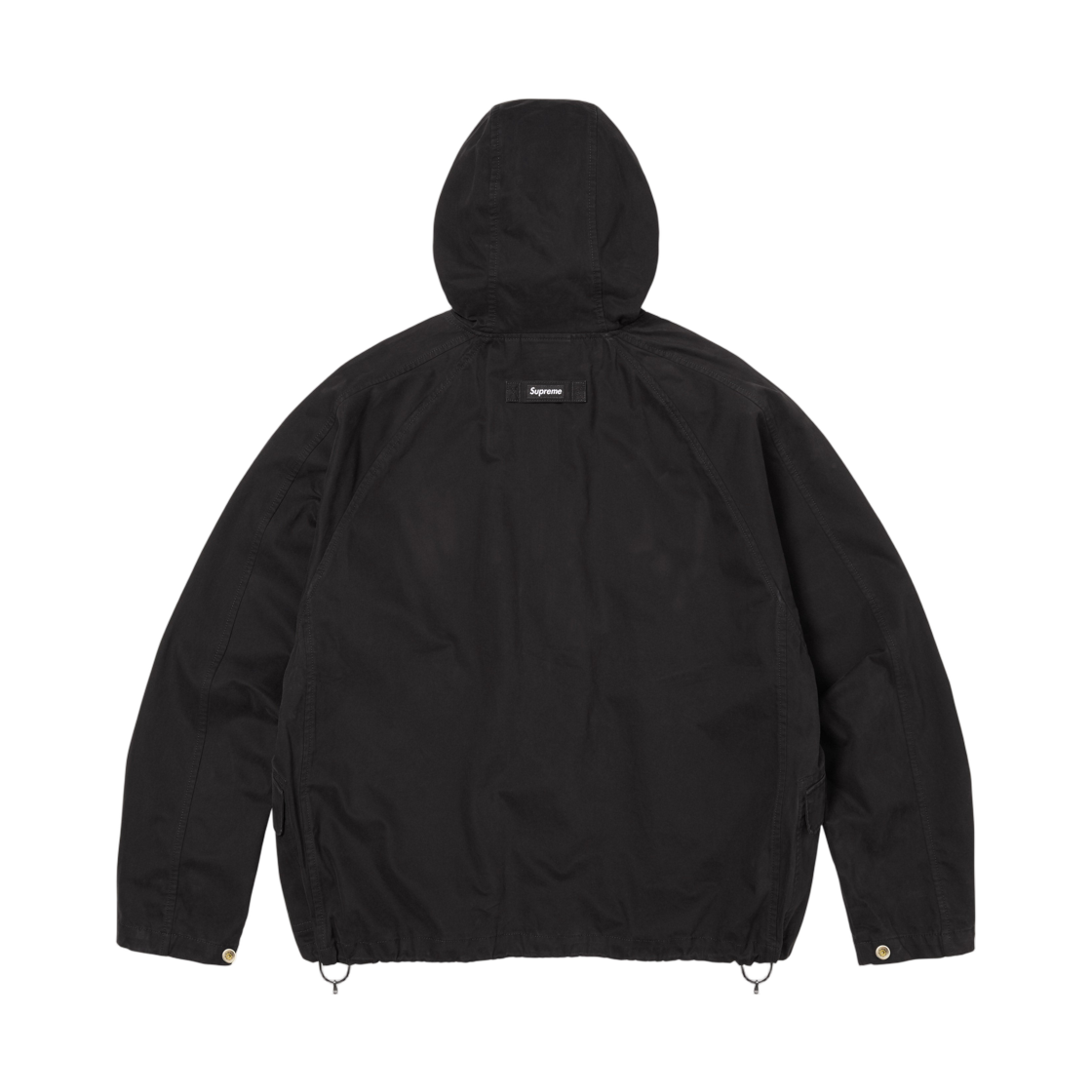 슈프림 후드 래글런 자켓 블랙 - 26SS(Supreme Hooded Raglan Jacket Black - 26SS) - 2