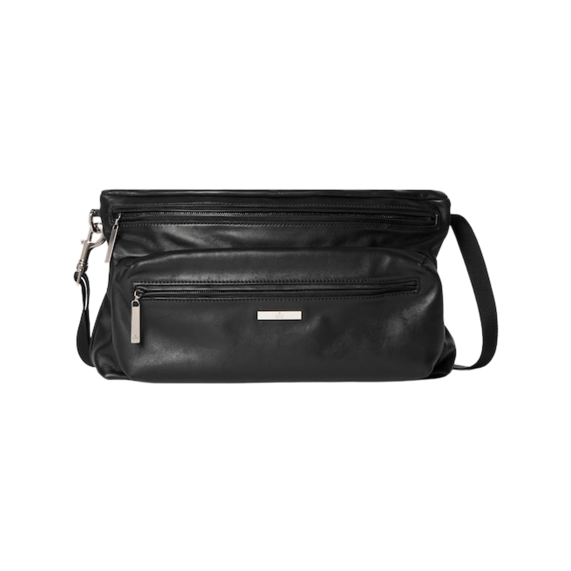 구찌 태그 미디움 크로스바디백 블랙(Gucci Tag Medium Crossbody Bag Black) - 1