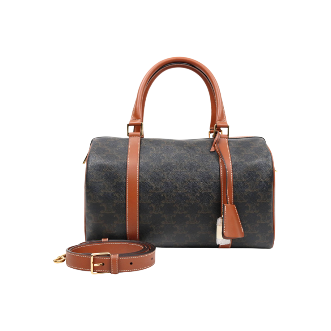 셀린느 트리옹프 캔버스 보스턴 토트백 D-A55911(Celine Triomphe Canvas Boston Tote Bag D-A55911) - 1