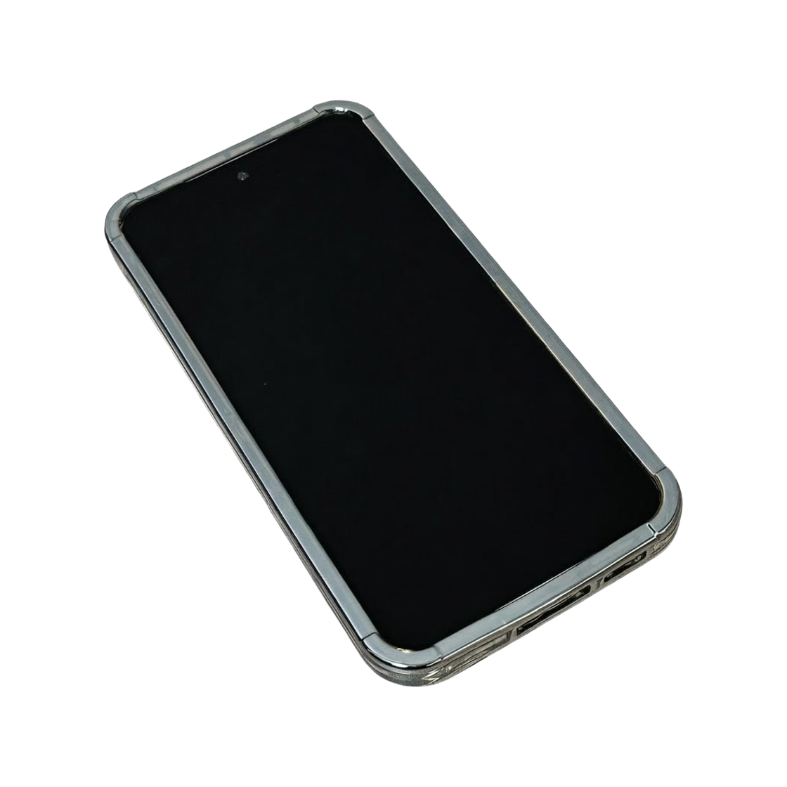 블레임스튜디오 메탈릭 실버 로고 케이스(BLAMESTUDIO Galaxy Metallic Silver 3D Logo Case) - 3