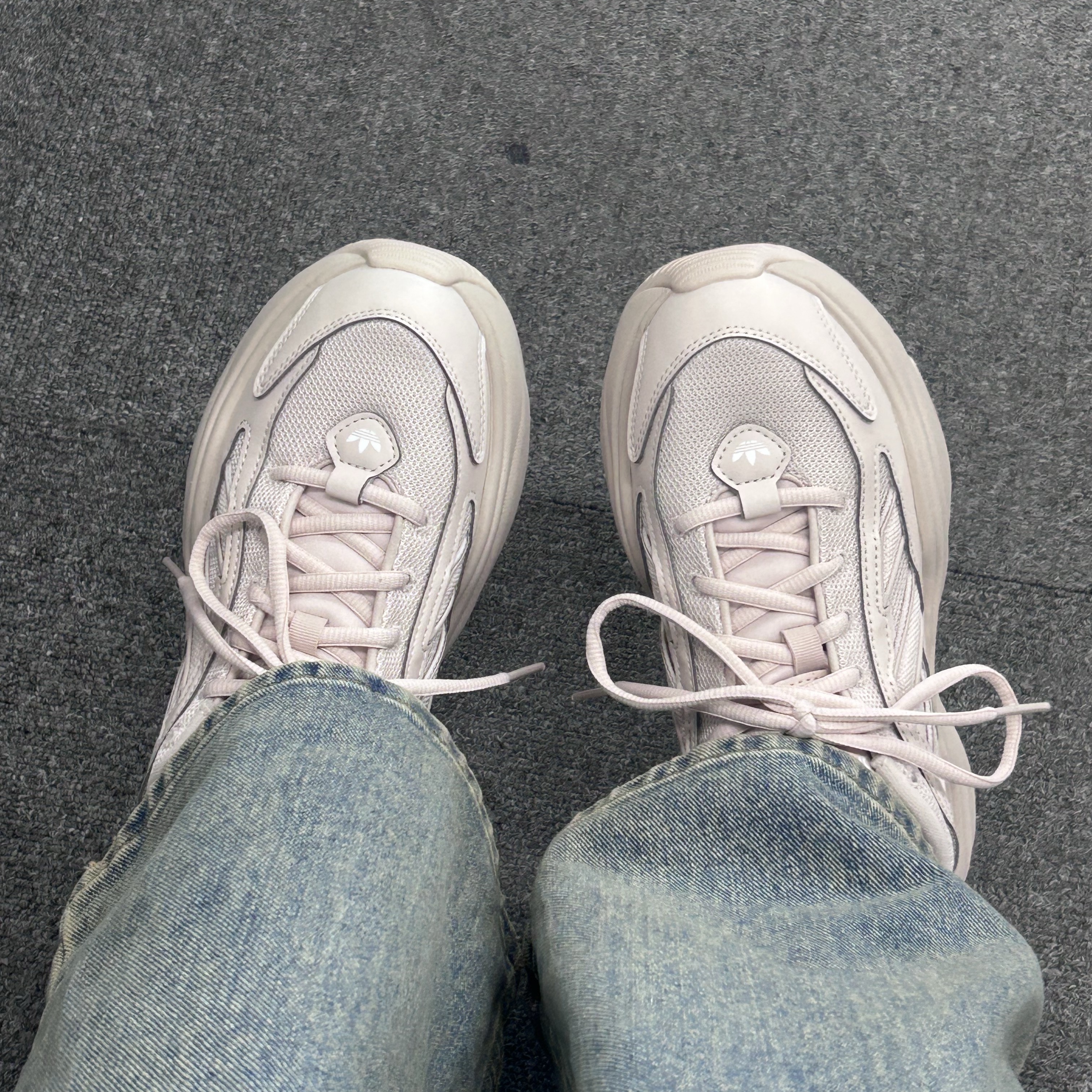 (W) Adidas Ozgaia Putty Mauve 착용 스타일 - 1