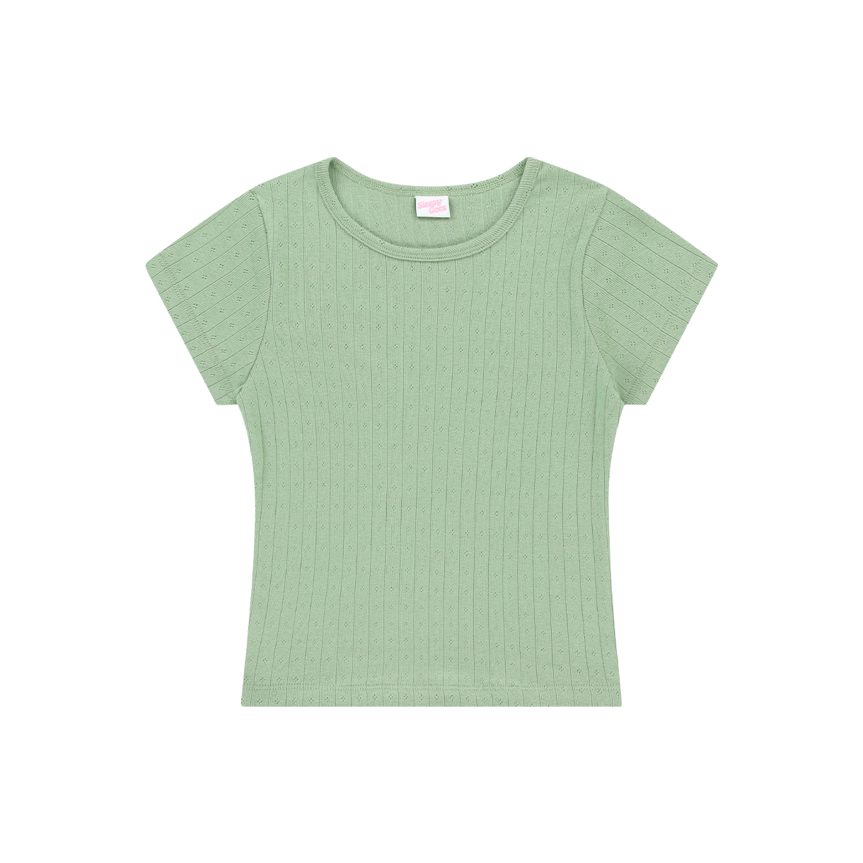 슬리피곰 퓨어 숏 슬리브 티 올리브(Sleepygom Pure short sleeve t olive)