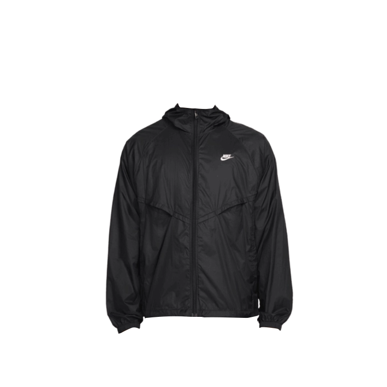 나이키 윈드러너 언라인드 풀집 UV 자켓 블랙 화이트 - 아시아(Nike Windrunner Unlined Full-Zip UV Jacket Black White - Asia) - 1
