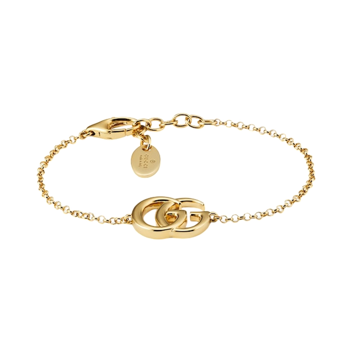 (W) 구찌 GG 마몽 체인 브레이슬릿 골드((W) Gucci GG Marmont Chain Bracelet Gold) - 1