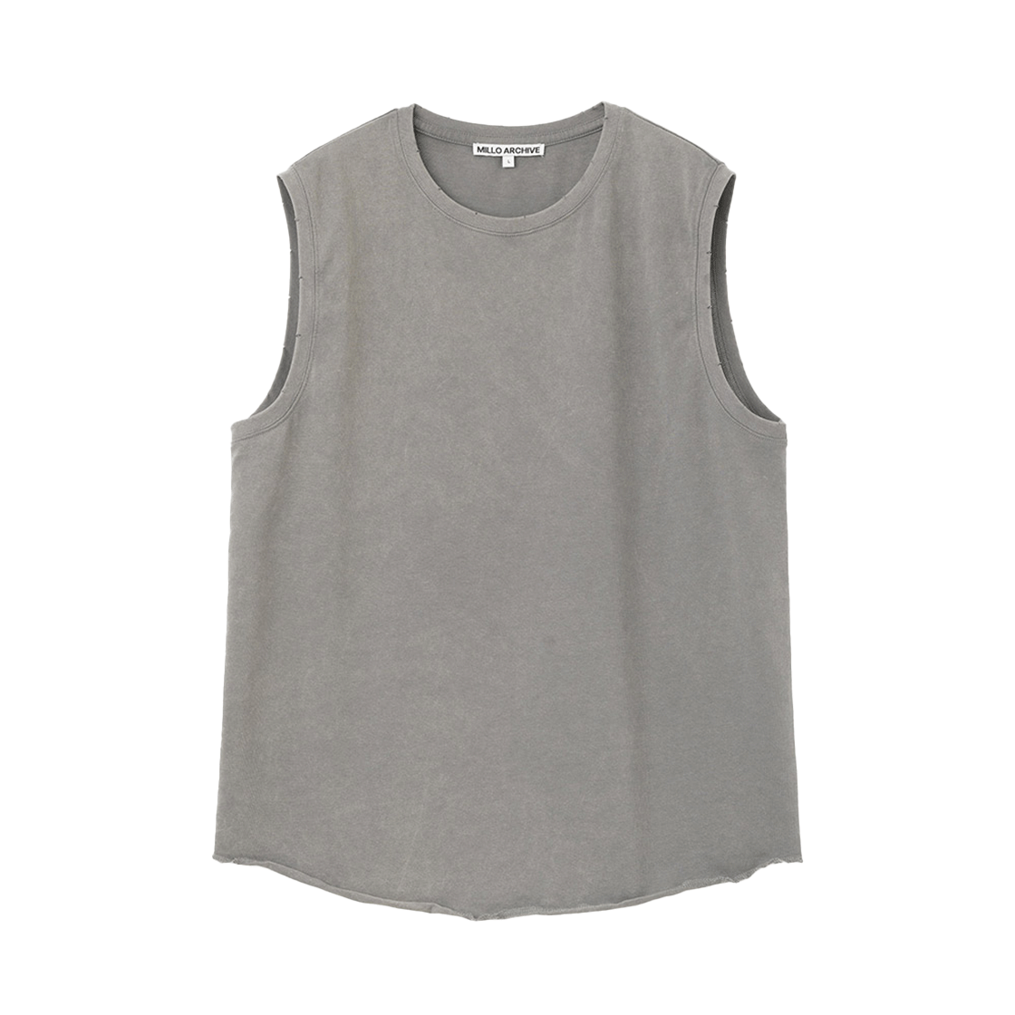 밀로 아카이브 크레이들 데미지 슬리브리스 빈티지 그레이(Millo Archive Cradle Damage Sleeveless Vintage Gray)