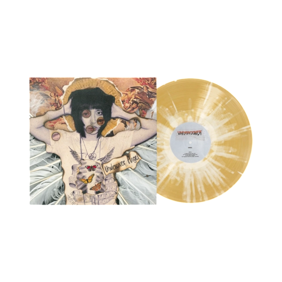 - Swervy 1st Album Undercover Angel LP Gold & White Splatter