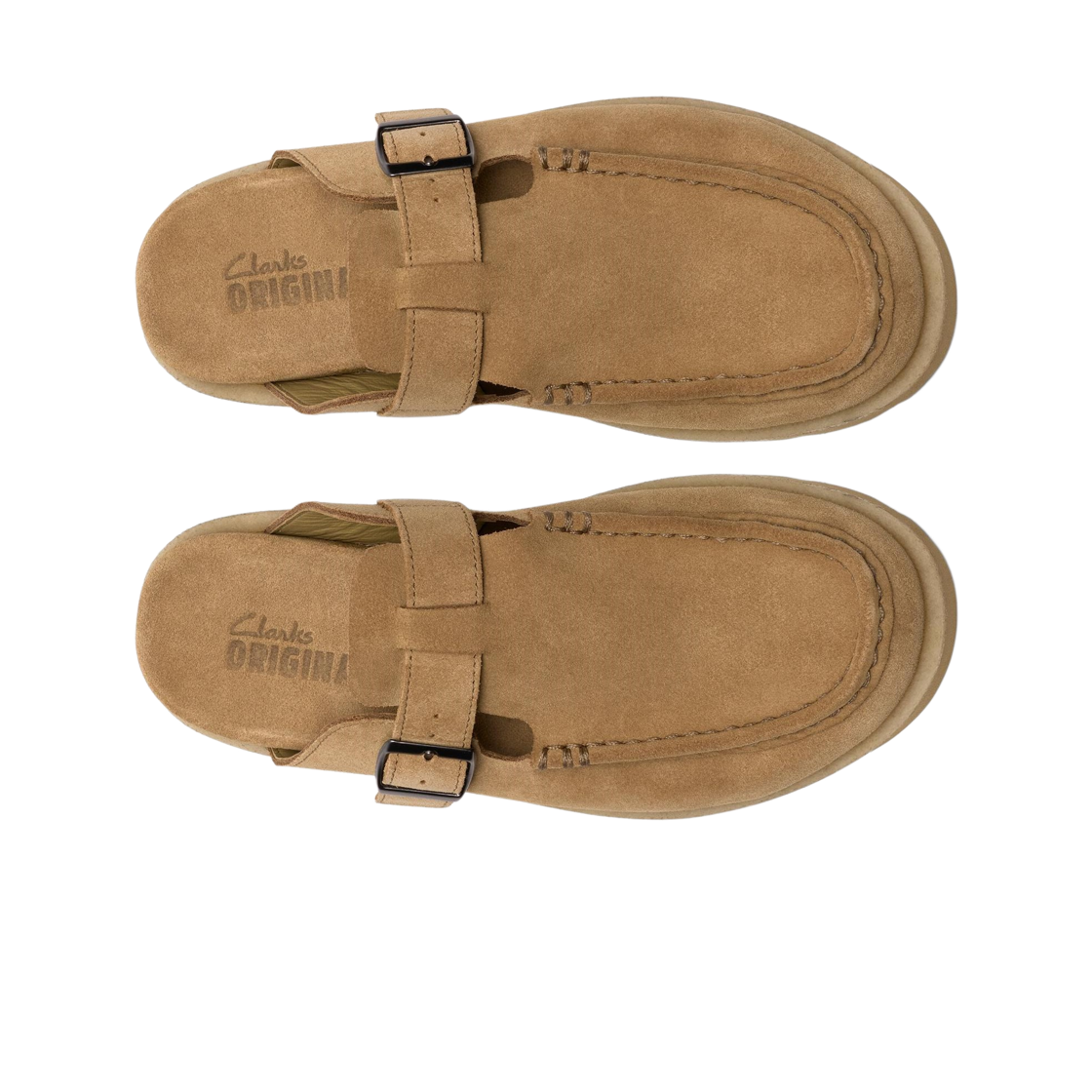 클락스 메어 목 다크 샌드 스웨이드(Clarks Meare Mocc Dark Sand Suede) - 2