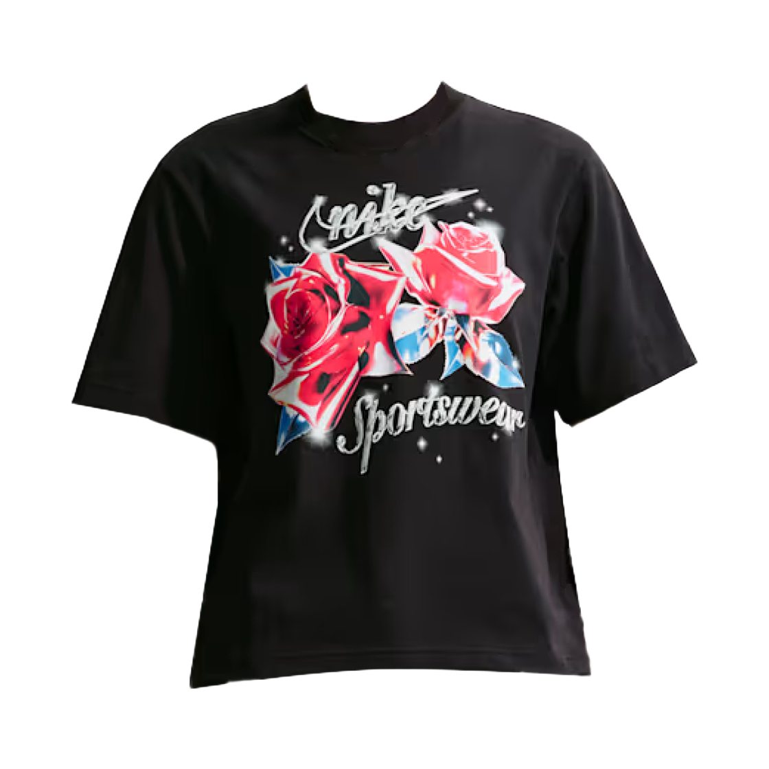 IR7823-010 (W) Nike NSW Loose Fit T-Shirt Black - Asia