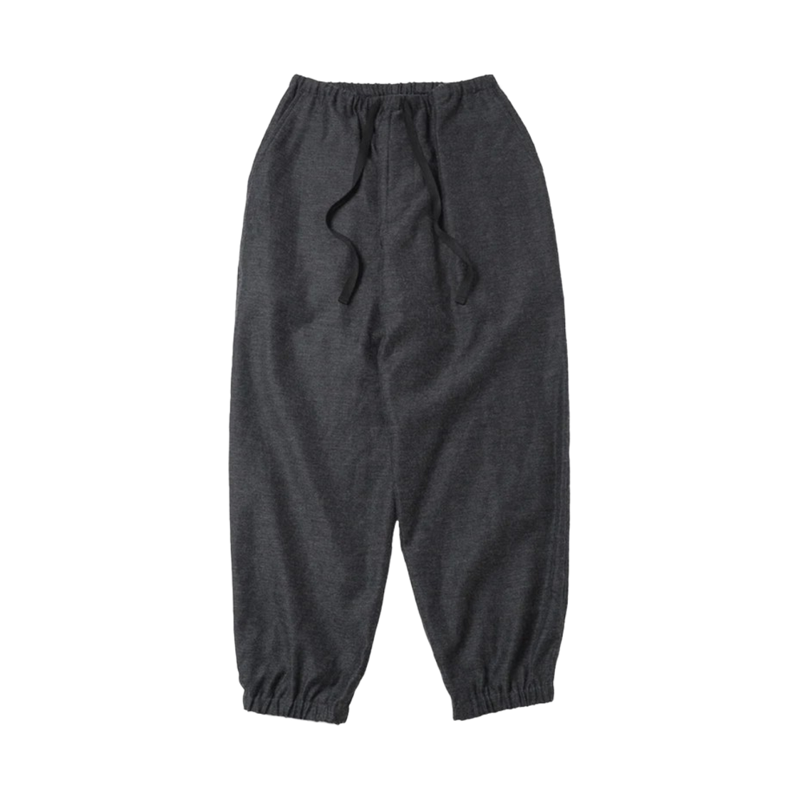 코모리 캐시미어 실크 드로우스트링 팬츠 차콜 - 25AW(Comoli Cashmere Silk Drawstring Pants Chacoal - 25AW) - 1