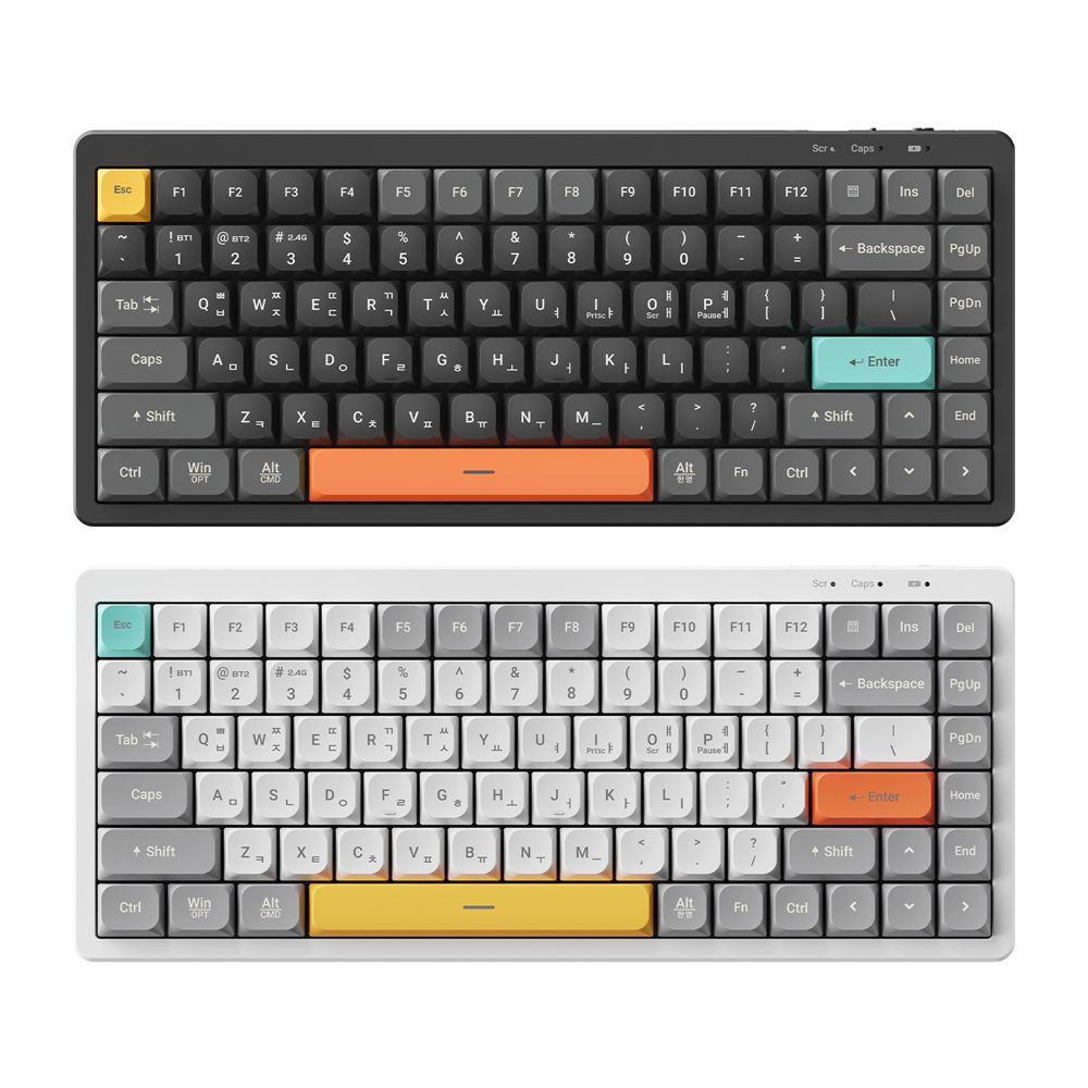앱코 NTP84 노트북 태블릿 3모드 휴대용 사무용 저소음 LP 키보드(ABKO NTP84 Laptop Tablet 3 Mod Portable Office Quiet LP Keyboard) - 2