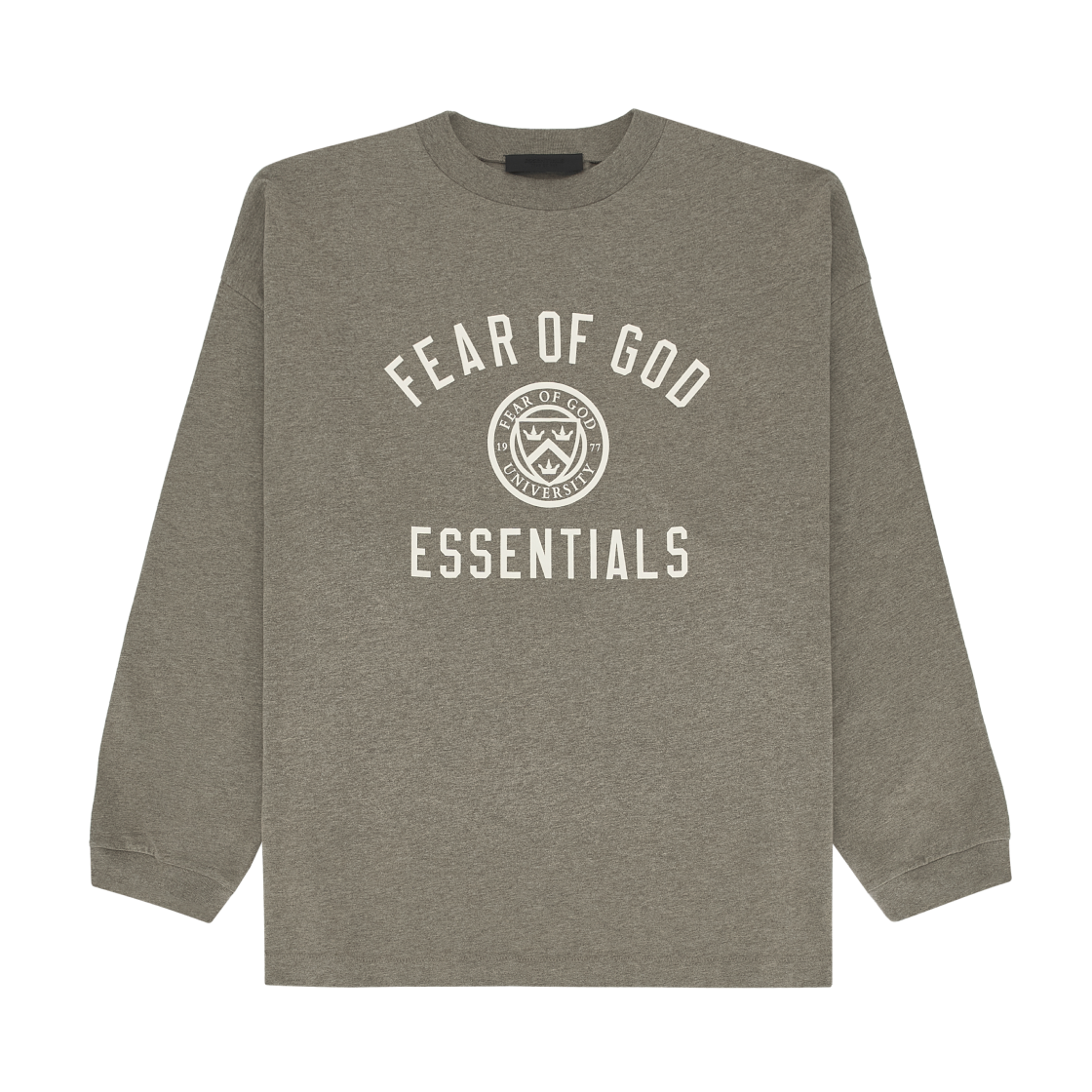 에센셜 저지 롱슬리브 티셔츠 헤더 그레이 - 24FW(Essentials Jersey Long Sleeve T-Shirt Heather Grey - 24FW) - 1