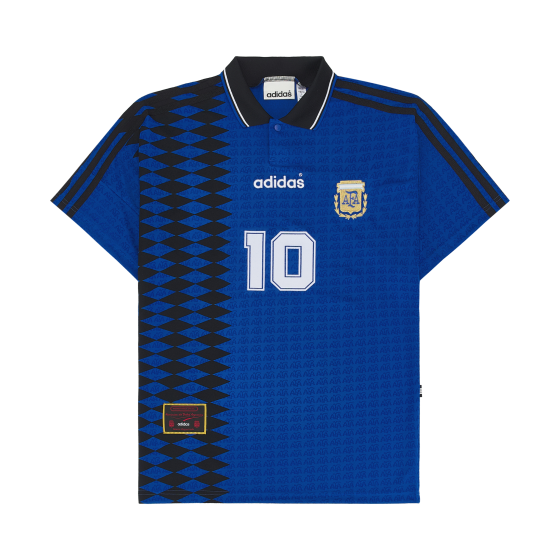 아디다스 아르헨티나 1994 어웨이 저지 블루 - KR 사이즈(Adidas Argentina 1994 Away Jersey Blue - KR Sizing)