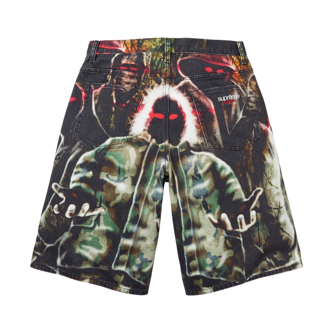 슈프림 섀도우 배기 데님 쇼츠 멀티컬러 - 26SS(Supreme Shadows Baggy Denim Short Multicolor - 26SS) - 2