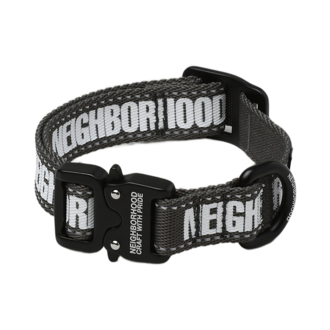 헬리녹스 x 네이버후드 도그 칼라 내로우 그레이(Helinox x Neighborhood Dog Collar Narrow Gray)