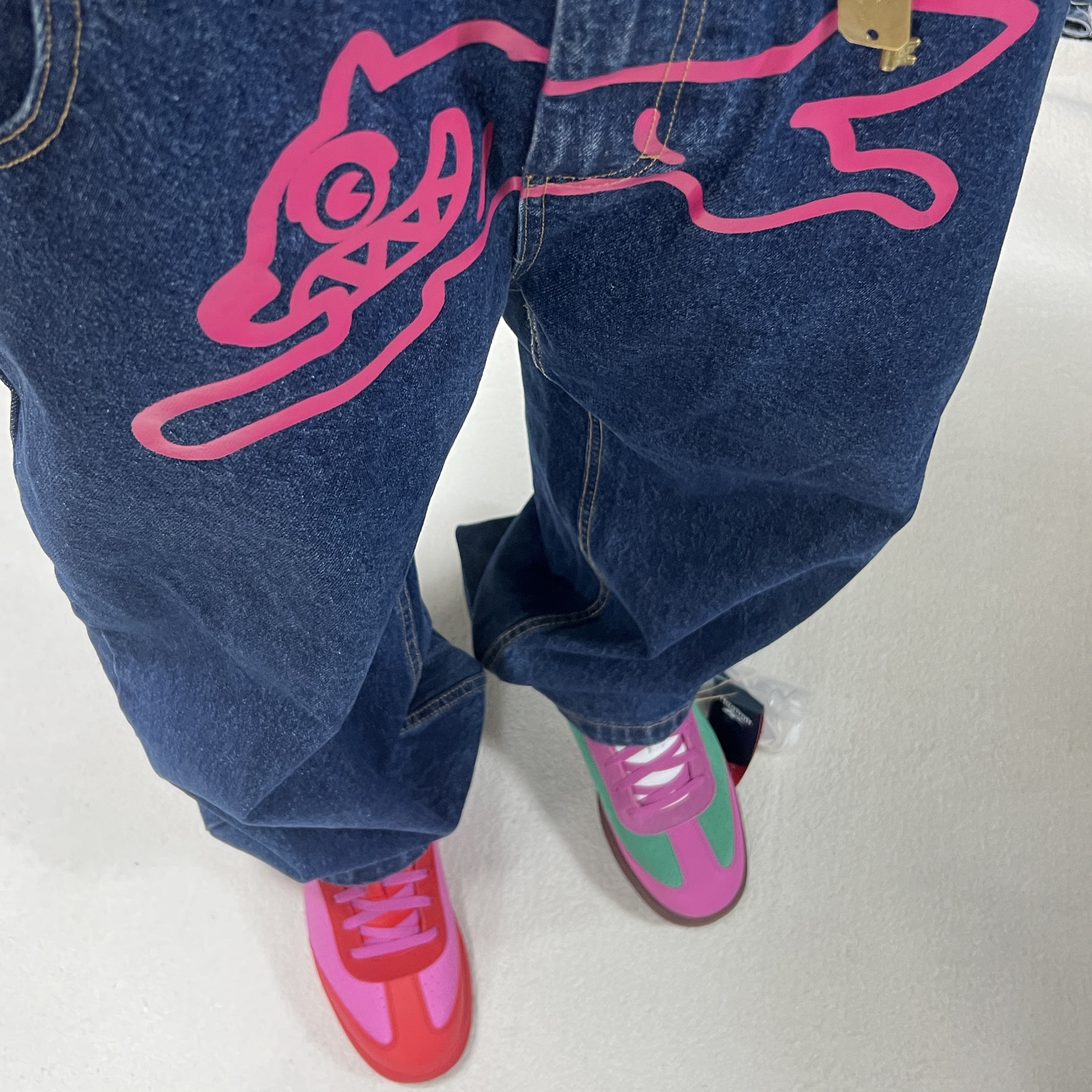 Reebok x Icecream Board Flip Skate Shoes Watermelon Pink, Reebok x Icecream Board Flip Skate Shoes Red Pink ์ฐฉ์ฉ ์คํ์ผ