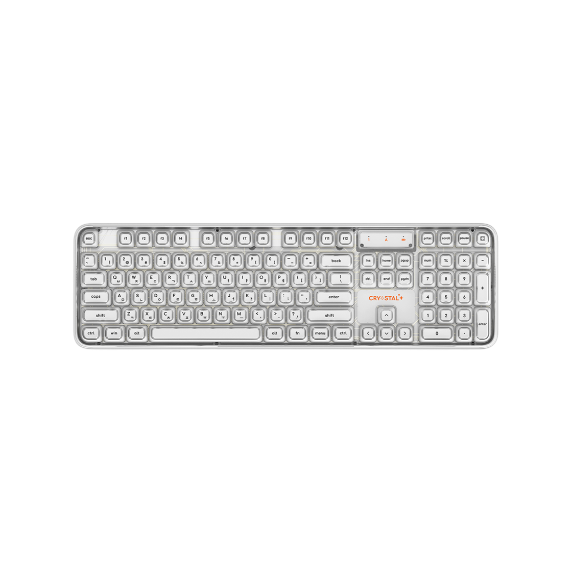 앱코 ACM105 유리알 키캡 신디사이저 유무선 블루투스 저소음 키보드(ABKO ACM105 Glass-Alkie Cap Synthizer Wired/Wireless Bluetooth Quiet Keyboard) - 5
