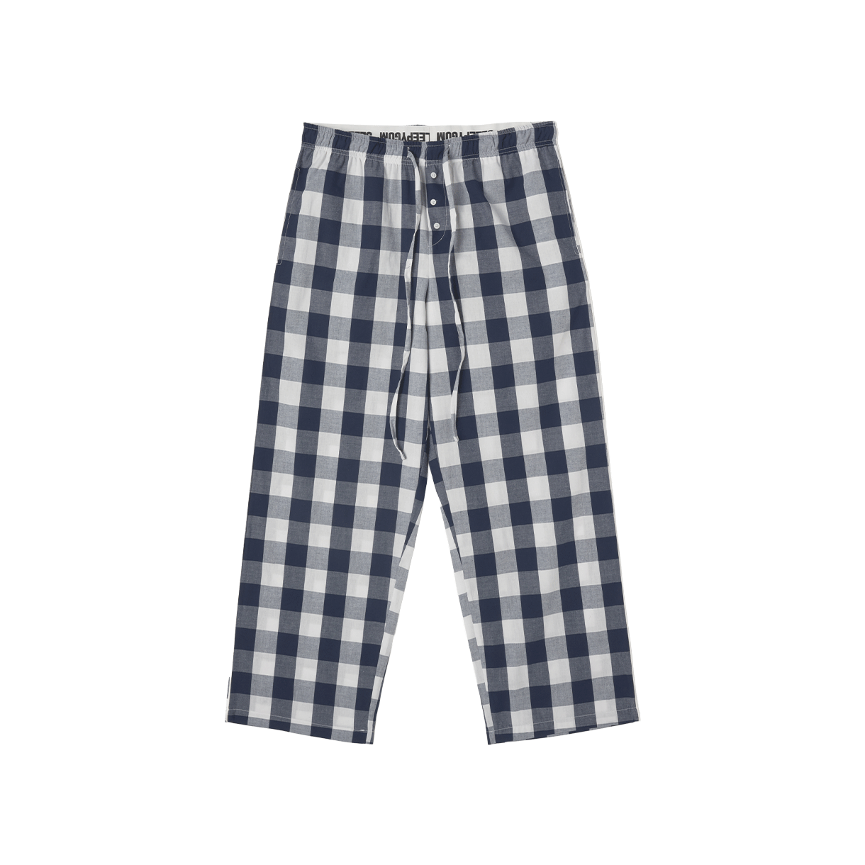 슬리피곰 미드나잇 깅엄 파자마 세트(남)(Sleepygom Midnight gingham pajama set(M)) - 4