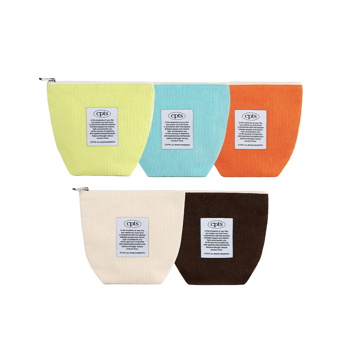 씨피티에스 라벨 파우치_5 컬러(CPTS LABEL POUCH_5 COLORS)